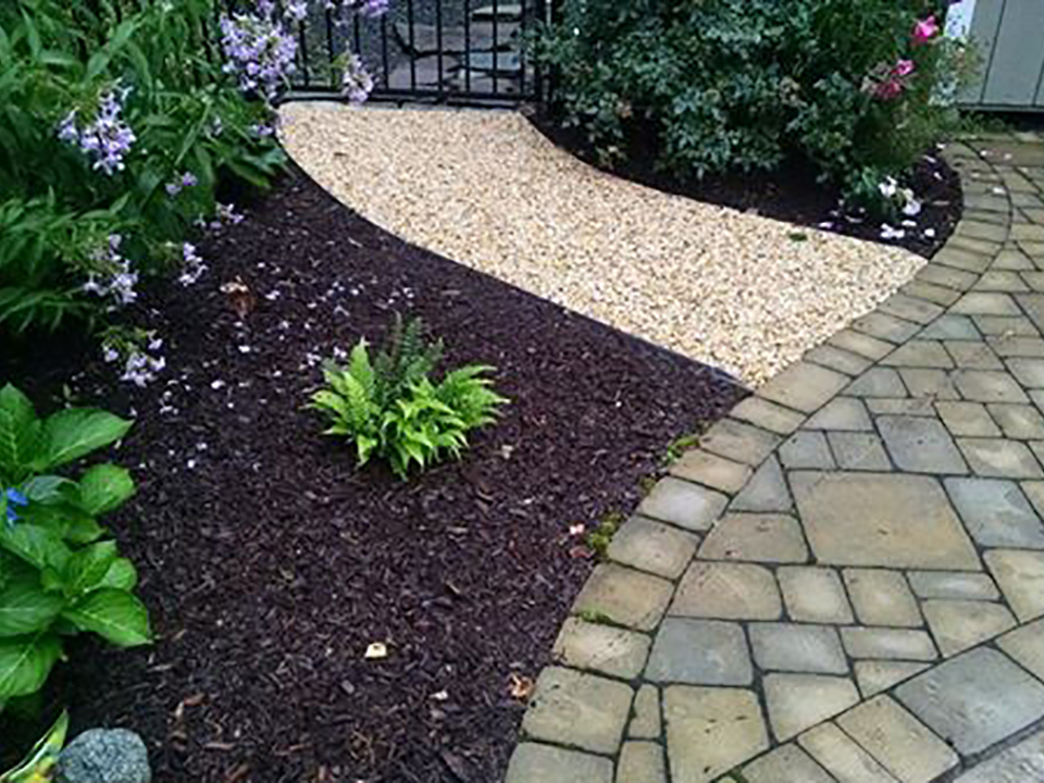 stone walkway CT from TNT Landscaping & Excavation