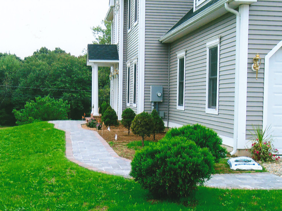 walkway designs CT from TNT Landscaping & Excavation