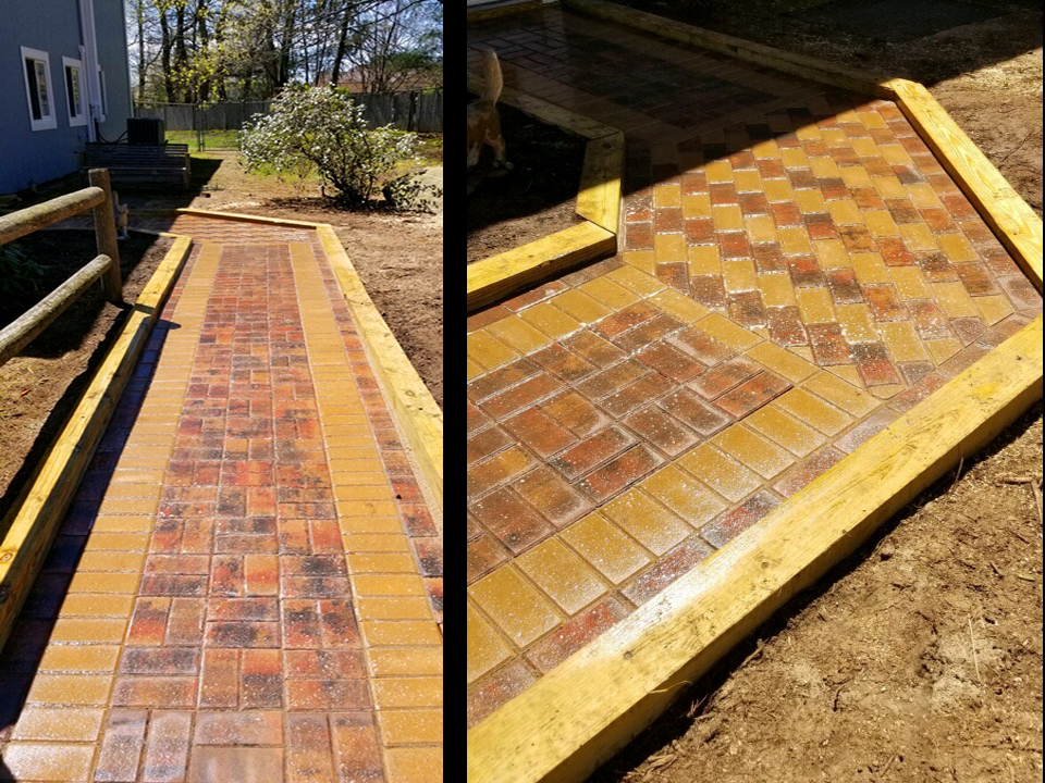 walkway designs CT from TNT Landscaping & Excavation