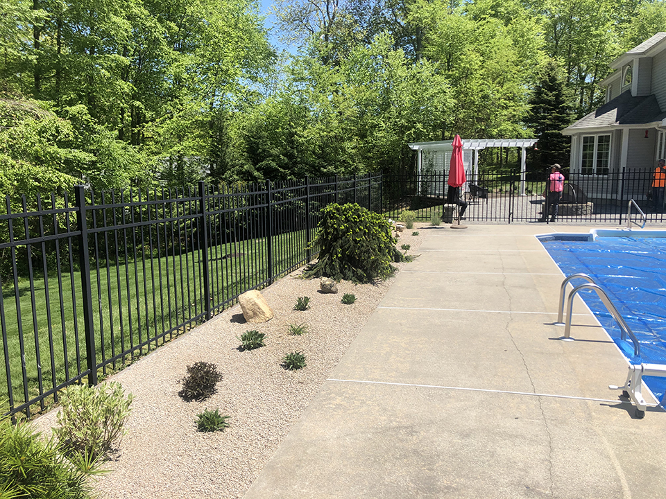 pool landscaping CT from TNT Landscaping & Excavation